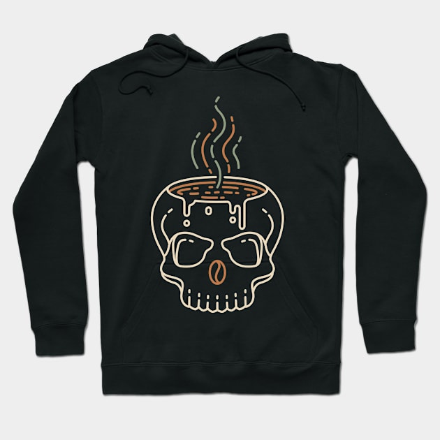 Coffee Till Death 3 Hoodie by VEKTORKITA